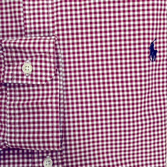 Ralph Lauren Men's Red Checkered Shirt XL TG
Classic Fit 100% Cotton Stretch - Picture 4 of 6
